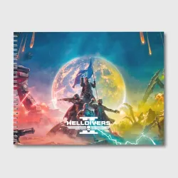 Альбом для рисования Эскалация свободы Helldivers 2