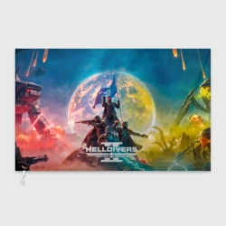 Флаг 3D Эскалация свободы Helldivers 2