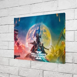 Холст прямоугольный Эскалация свободы Helldivers 2 - фото 2