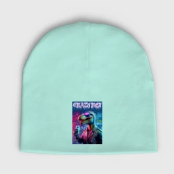 Женская шапка демисезонная Crazy rex - ai art fantasy