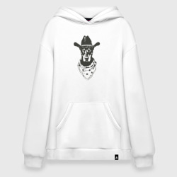 Худи SuperOversize хлопок Доберман ковбой