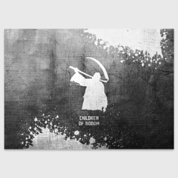Поздравительная открытка Children of Bodom - grey gradient