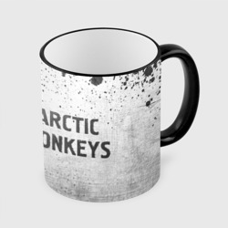 Кружка с полной запечаткой Arctic Monkeys - white gradient по-горизонтали