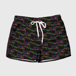 Женские шорты 3D Logo - Schoolboy Runaway pattern