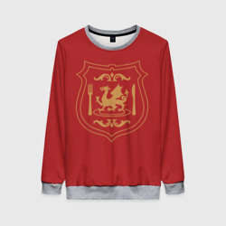 Женский свитшот 3D Подземелье вкусностей - герб