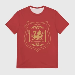 Мужская футболка 3D Подземелье вкусностей - герб