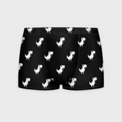 Мужские трусы 3D С пиксельными силуэтами 8 бит динозавриков