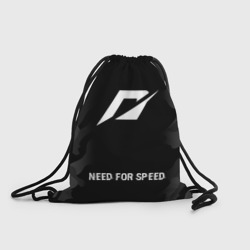 Рюкзак-мешок 3D Need for Speed glitch на темном фоне по-центру