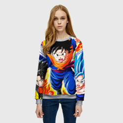 Женский свитшот 3D Dragon Ball Z Аниме - фото 2