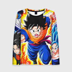 Женский лонгслив 3D Dragon Ball Z Аниме