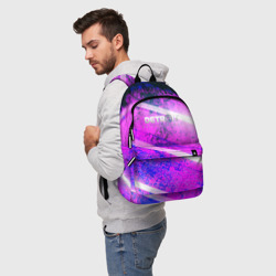 Рюкзак 3D Detroit become human neon - фото 2