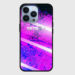 Чехол для iPhone 13 Pro Detroit become human neon