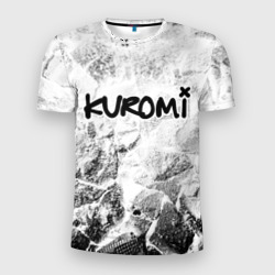 Мужская футболка 3D Slim Kuromi white graphite