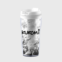 Термокружка-непроливайка Kuromi white graphite