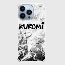 Чехол для iPhone 13 Pro Kuromi white graphite