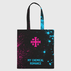 Шоппер 3D My Chemical Romance - neon gradient по-центру