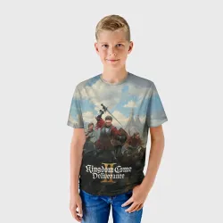Детская футболка 3D Битва Kingdom come deliverence 2 - фото 2