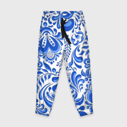 Детские брюки 3D Русская гжель