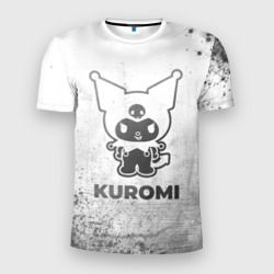 Мужская футболка 3D Slim Kuromi - white gradient