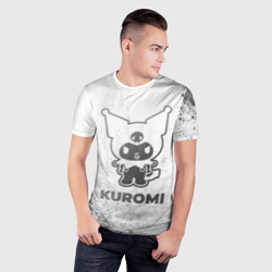 Мужская футболка 3D Slim Kuromi - white gradient - фото 2