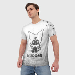 Мужская футболка 3D Kuromi - white gradient - фото 2
