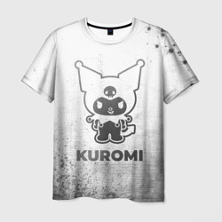 Мужская футболка 3D Kuromi - white gradient