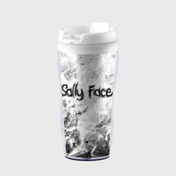 Термокружка-непроливайка Sally Face white graphite