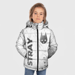 Зимняя куртка для мальчиков 3D Stray - white gradient вертикально - фото 2