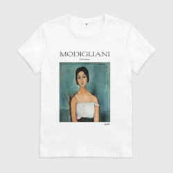 Женская футболка хлопок Амедео Модильяни - Кристина