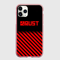 Чехол для iPhone 11 Pro Max матовый RUST geometry