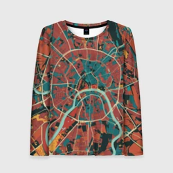 Женский лонгслив 3D Vibrant Moscow