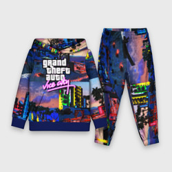 Детский костюм с толстовкой 3D GTA vice city коллаж