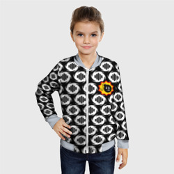 Детский бомбер 3D Serious Sam logo pattern - фото 2