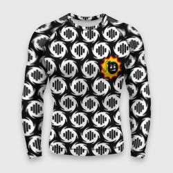 Мужской рашгард 3D Serious Sam logo pattern