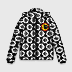 Зимняя куртка для мальчиков 3D Serious Sam logo pattern