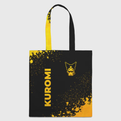 Шоппер 3D Kuromi - gold gradient вертикально