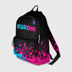 Рюкзак 3D Kuromi - neon gradient посередине