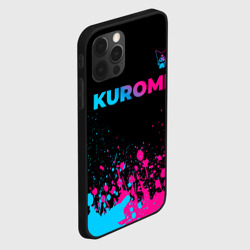 Чехол для iPhone 12 Pro Max Kuromi - neon gradient посередине - фото 2