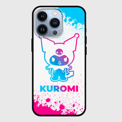 Чехол для iPhone 13 Pro Kuromi neon gradient style