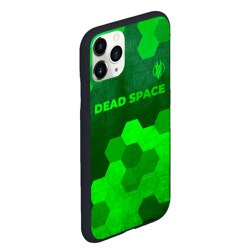 Чехол для iPhone 11 Pro Max матовый Dead Space - green gradient посередине - фото 2