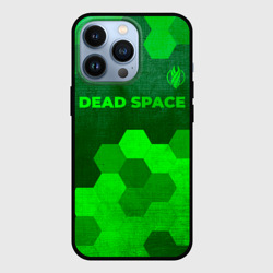 Чехол для iPhone 13 Pro Dead Space - green gradient посередине
