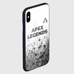 Чехол для iPhone XS Max матовый Apex Legends - white gradient посередине - фото 2