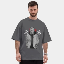 Мужская футболка Oversize хлопок premium Токийские мстители Рюгуджи Дракен - фото 2