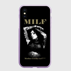 Чехол для iPhone XS Max матовый MILF Mother I'd like to fuck