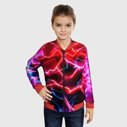 Детский бомбер 3D Неоновые космические разряды - нейроарт - фото 2