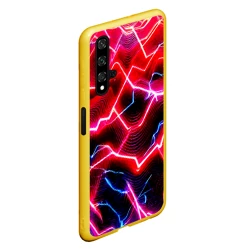 Чехол для Honor 20 Неоновые космические разряды - нейроарт - фото 2