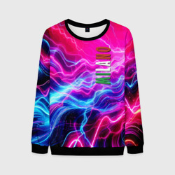 Мужской свитшот 3D Milano - neon abstraction