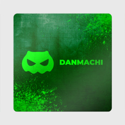 Магнит виниловый Квадрат DanMachi - green gradient по-горизонтали