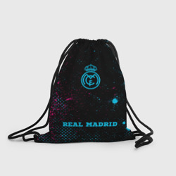 Рюкзак-мешок 3D Real Madrid - neon gradient по-центру