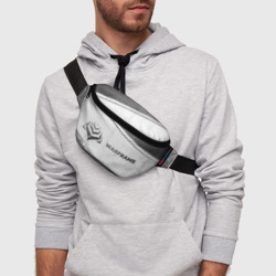 Поясная сумка 3D Warframe - white gradient по-горизонтали - фото 2